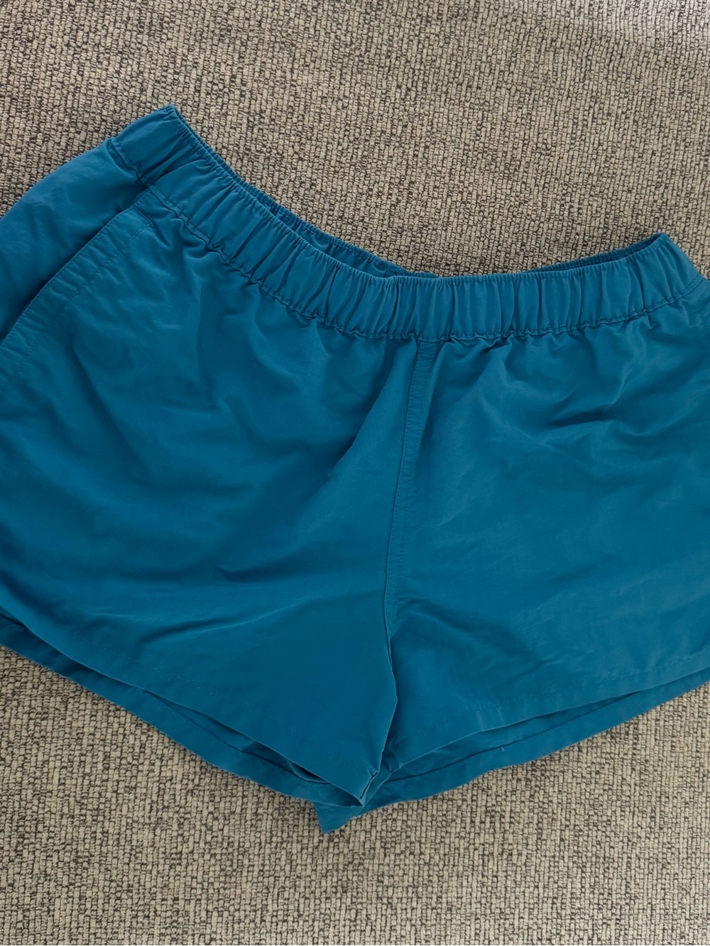 Patagonia Teal Barely Baggies Athletic Shorts - 2.5” Medium